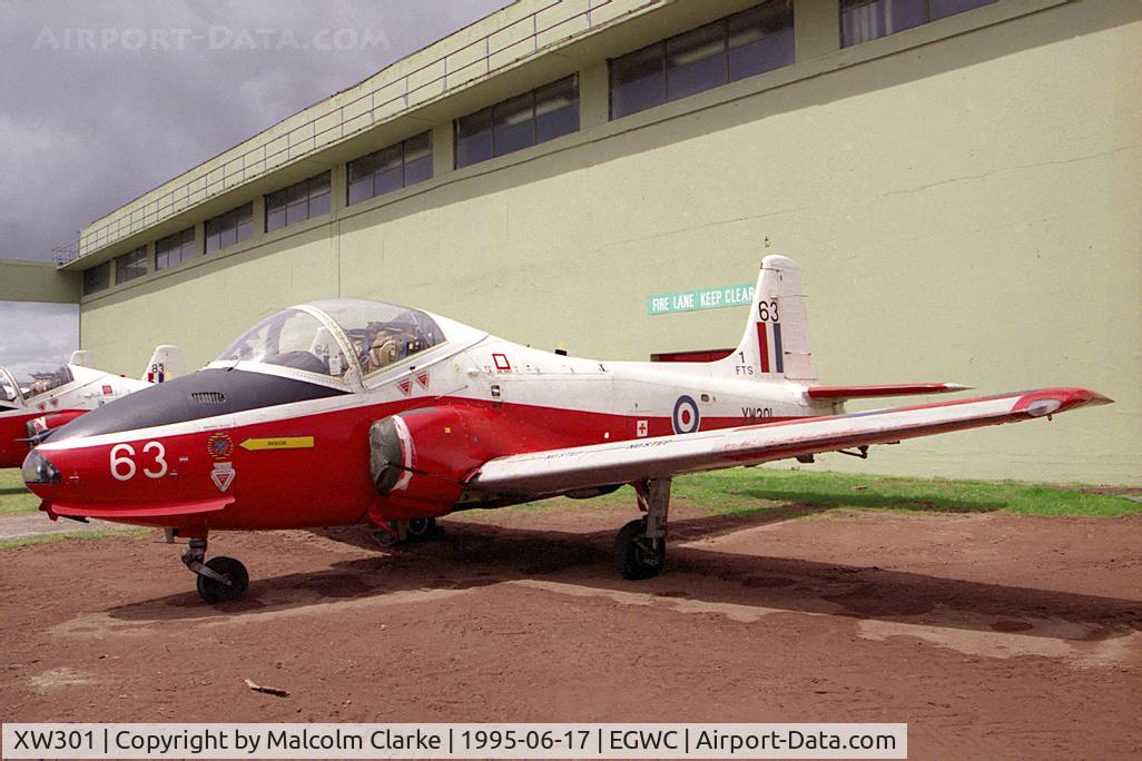 XW301, 1969 BAC 84 Jet Provost T.5A C/N EEP/JP/965, BAC 84 Jet Provost T5A from RAF No 1 SoTT, Cosford and seen at Cosford 95.