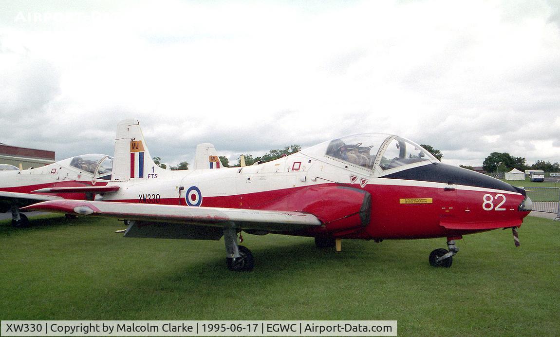 XW330, 1970 BAC 84 Jet Provost T.5A C/N EEP/JP/994, BAC 84 Jet Provost T5A from RAF No 1 SoTT, Cosford and seen at Cosford 95.