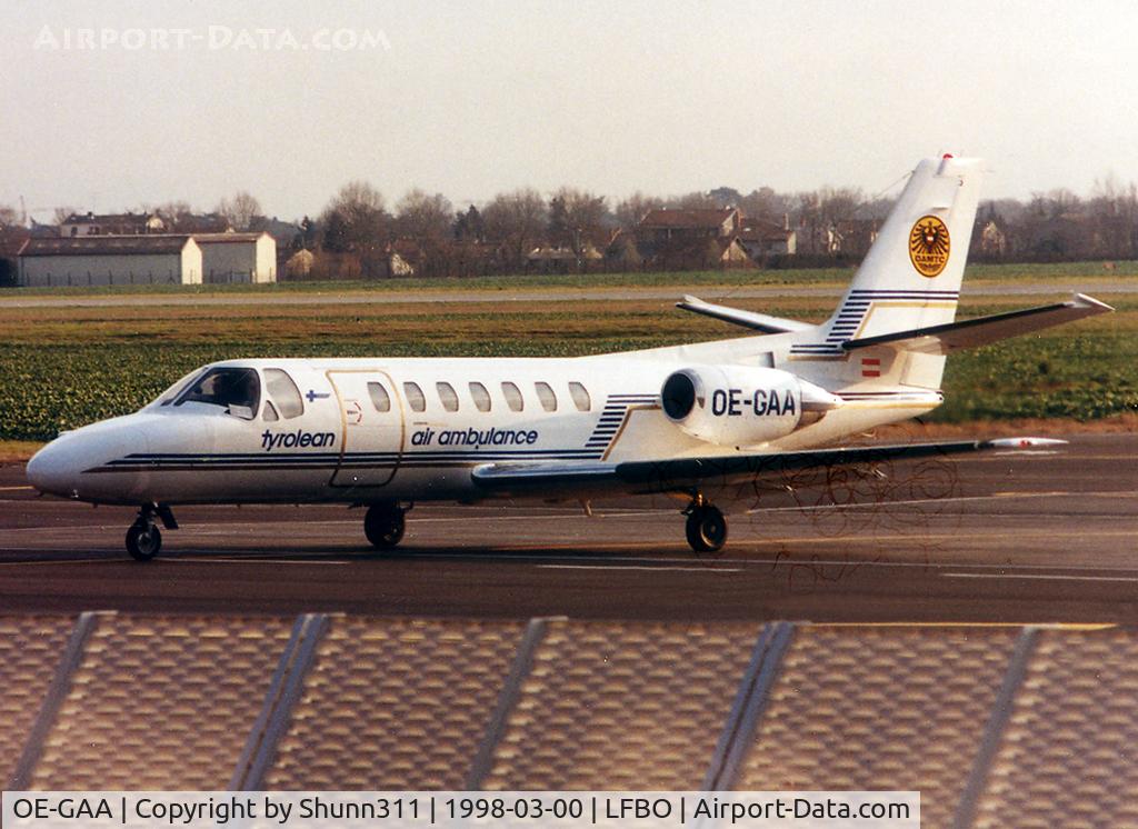 OE-GAA, Cessna 560 Citation V C/N 560-0111, Arriving from flight...