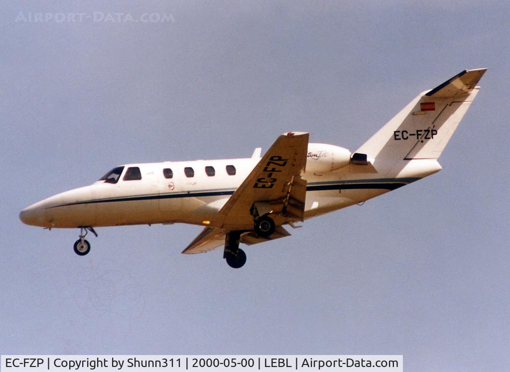 EC-FZP, 1994 Cessna 525 CitationJet CJ1 C/N 525-0065, Landing rwy 25