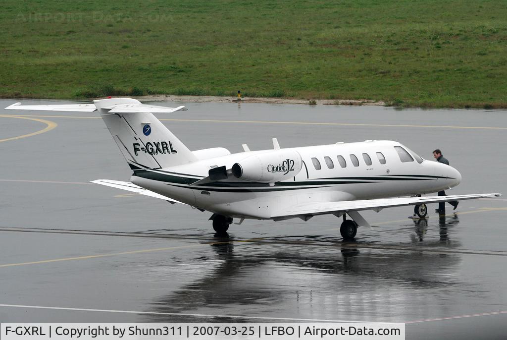 F-GXRL, 2001 Cessna 525A CitationJet CJ2 C/N 525A-0019, Parked at the General Aviation area...