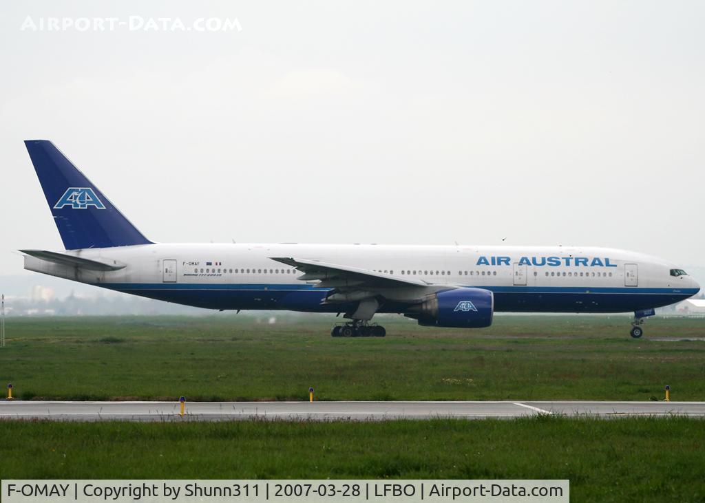 F-OMAY, 2005 Boeing 777-2Q8/ER C/N 29402, Old c/s now...
