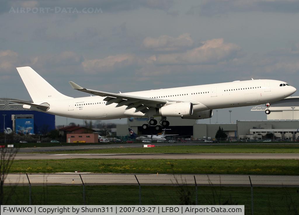 F-WWKO, 2007 Airbus A330-343X C/N 833, C/n 833 - For Ibeworld as EC-KCP... Was the first IWD's long haul in new c/s...