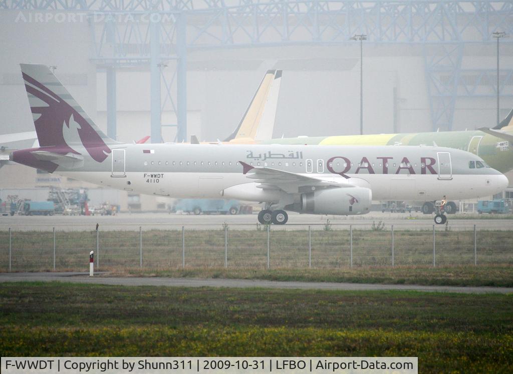 F-WWDT, 2009 Airbus A320-232 C/N 4110, C/n 4110 - To be A7-AHA