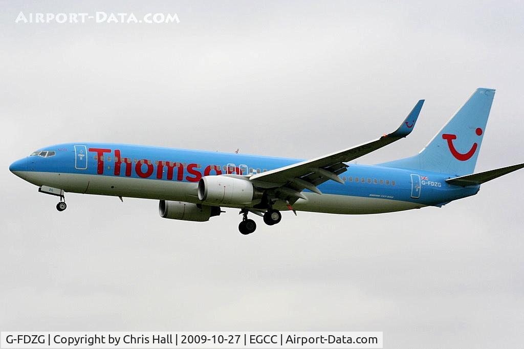 G-FDZG, 2008 Boeing 737-8K5 C/N 35139, Thomson