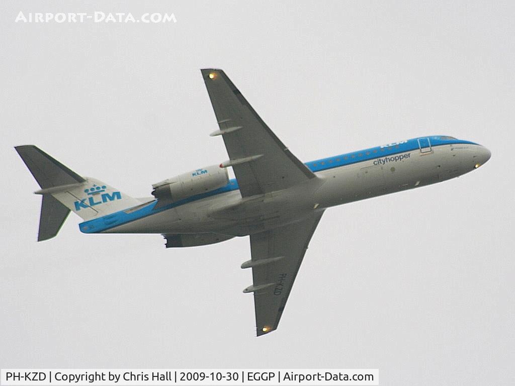 PH-KZD, 1997 Fokker 70 (F-28-0070) C/N 11582, KLM