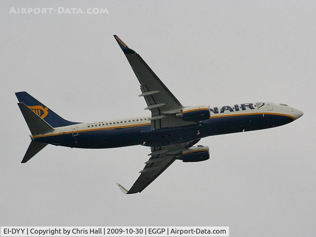 EI-DYY, 2008 Boeing 737-8AS C/N 37521, Ryanair