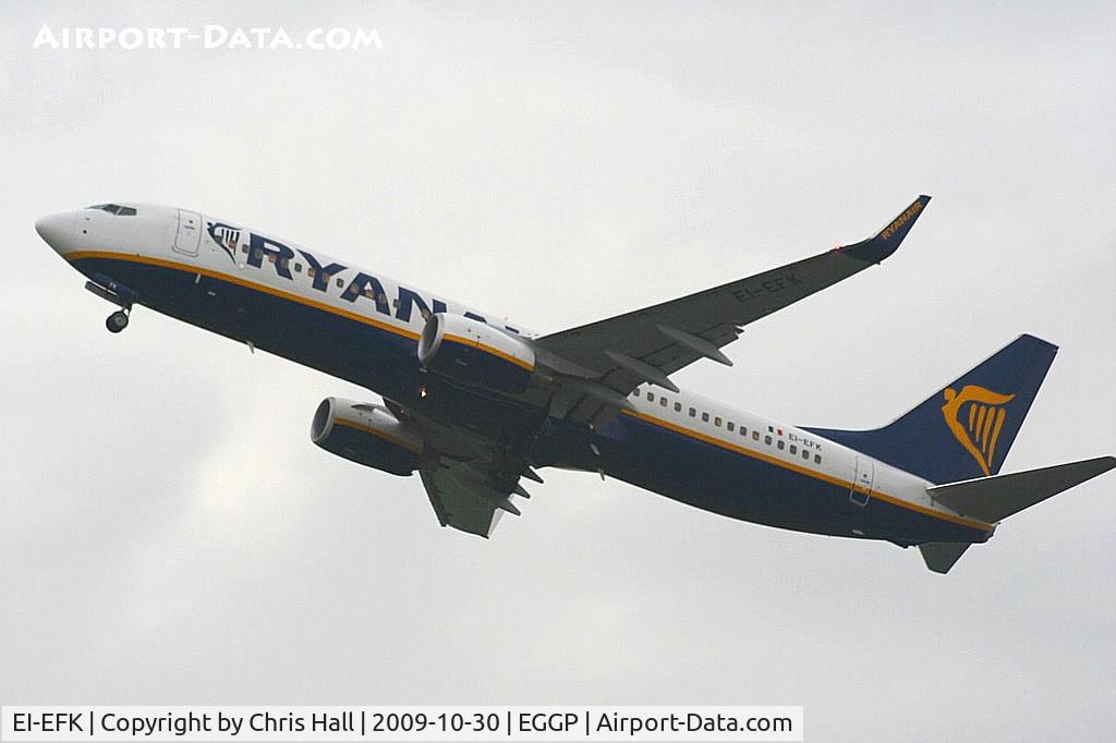 EI-EFK, 2009 Boeing 737-8AS C/N 37537, Ryanair
