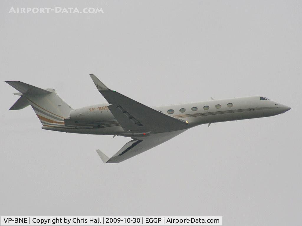 VP-BNE, 2005 Gulfstream Aerospace GV-SP (G550) C/N 5051, Jet Aviation Business Jets