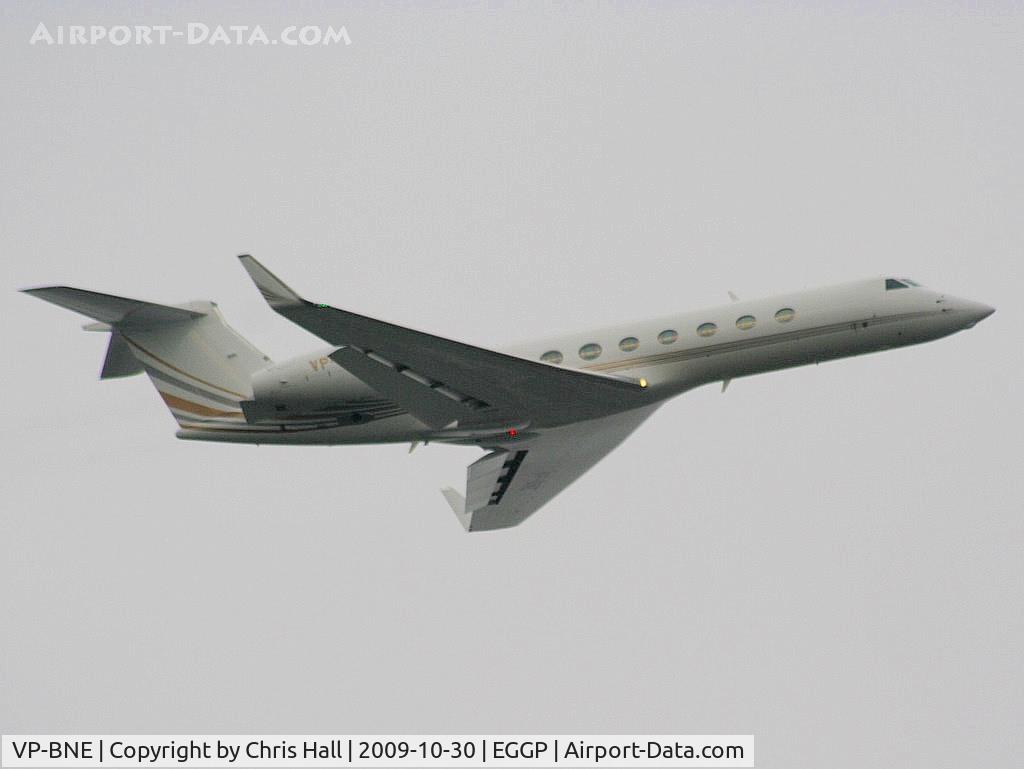 VP-BNE, 2005 Gulfstream Aerospace GV-SP (G550) C/N 5051, Jet Aviation Business Jets