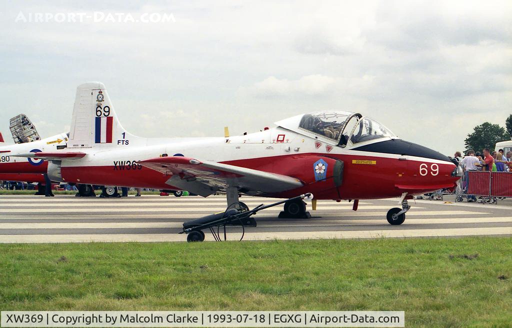 XW369, 1971 BAC 84 Jet Provost T.5A C/N EEP/JP/1019, BAC 84 Jet Provost T5A At the 1993 SSAFA Air Display held at RAF Church Fenton.