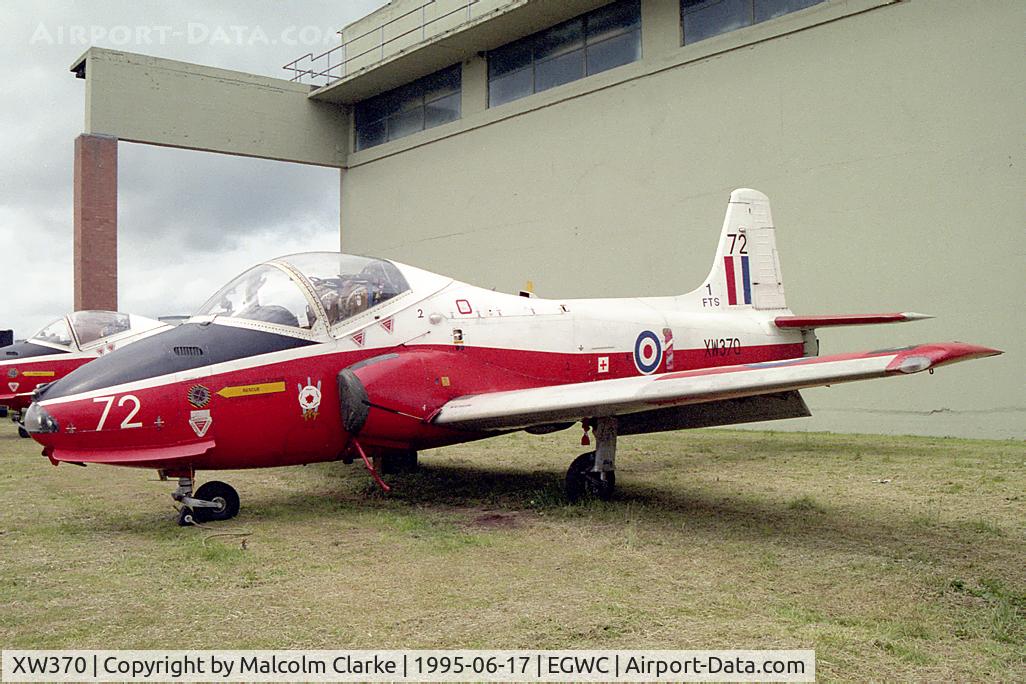 XW370, 1971 BAC 84 Jet Provost T.5A C/N EEP/JP/1020, BAC 84 Jet Provost T5A from RAF No 1 SoTT, Cosford and seen at Cosford 95.