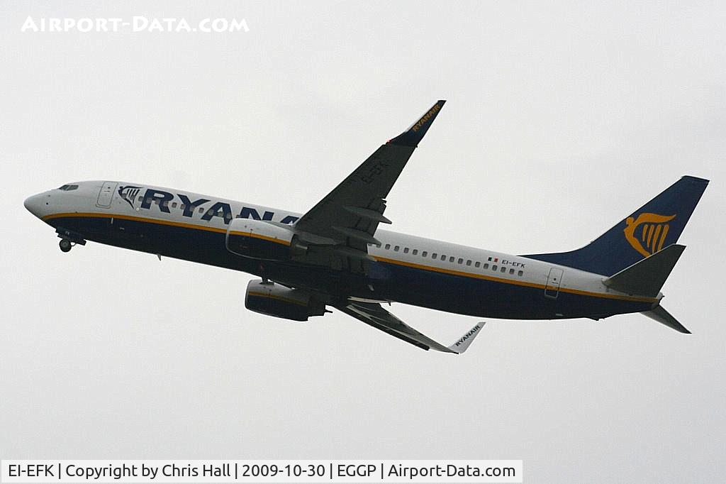 EI-EFK, 2009 Boeing 737-8AS C/N 37537, Ryanair