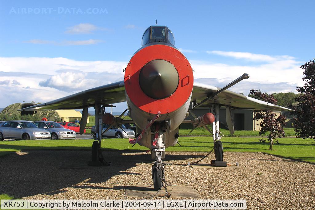 XR753, 1965 English Electric Lightning F.6 C/N 95218, English Electric Lightning F6 preserved at RAF Leeming.