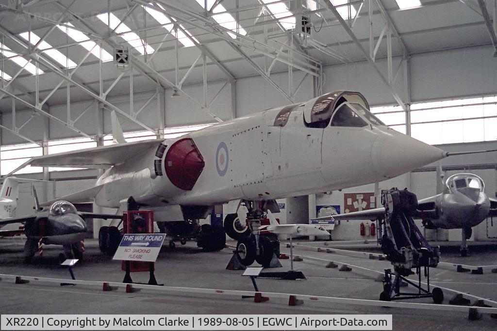 XR220, BAC TSR-2 C/N XO-2, BAC TSR-2 at the Aerospace Museum, RAF Cosford.