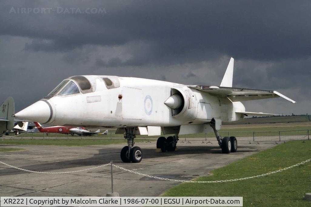 XR222, 1964 BAC TSR-2 C/N XO-4, BAC TSR-2 at the Imperial War Museum, Duxford in 1986.