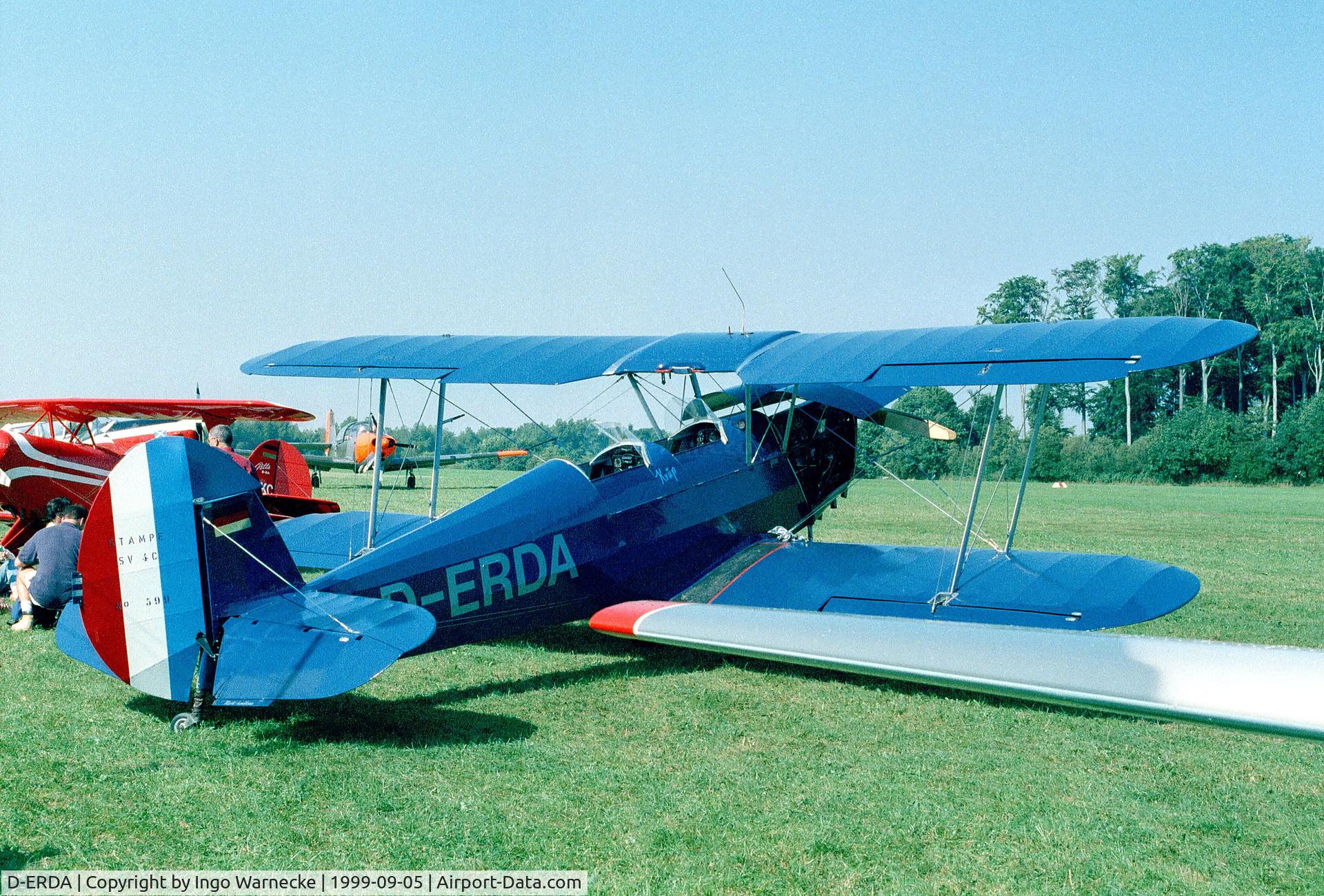 D-ERDA, 1947 Stampe-Vertongen SV-4C C/N 599, Stampe-Vertongen SV-4C at the 1999 Langenfeld airshow