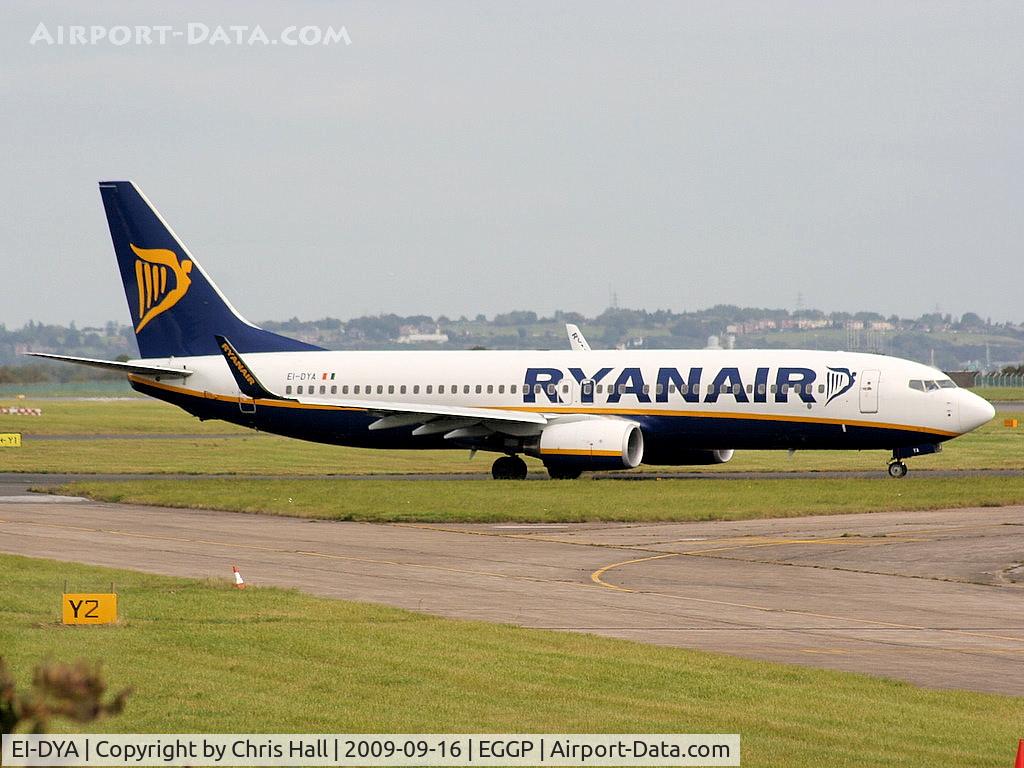 EI-DYA, 2008 Boeing 737-8AS C/N 33631, Ryanair