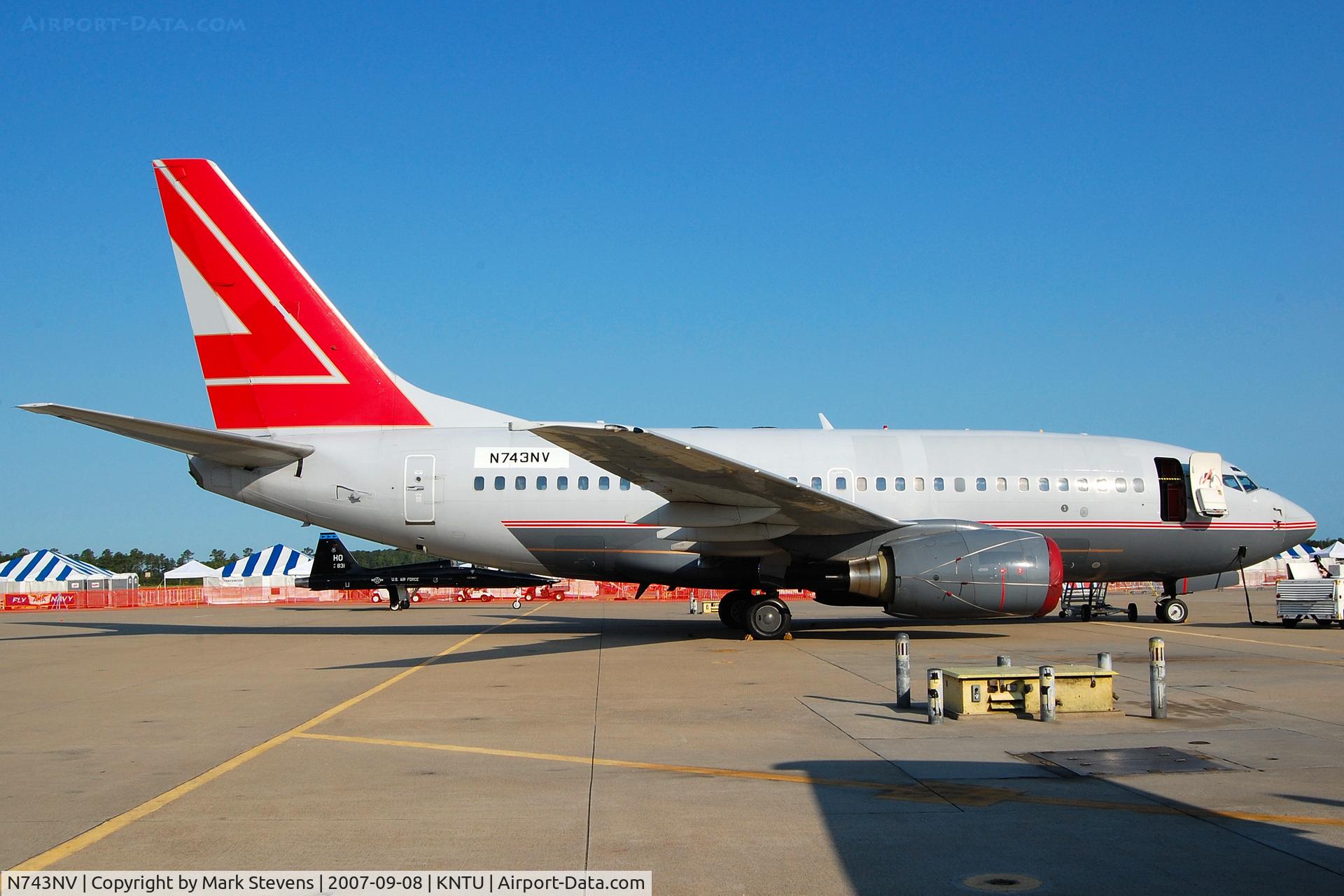 N743NV, 2000 Boeing 737-6Z9 C/N 30137, Oceana airshow