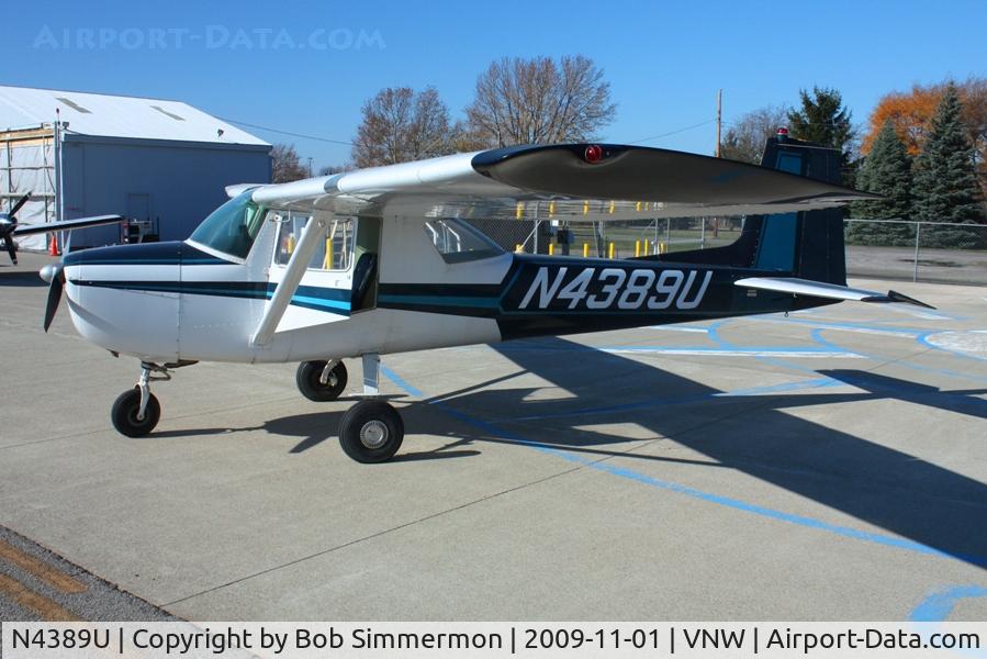 N4389U, 1964 Cessna 150D C/N 15060389, On the ramp at Van Wert, Ohio.