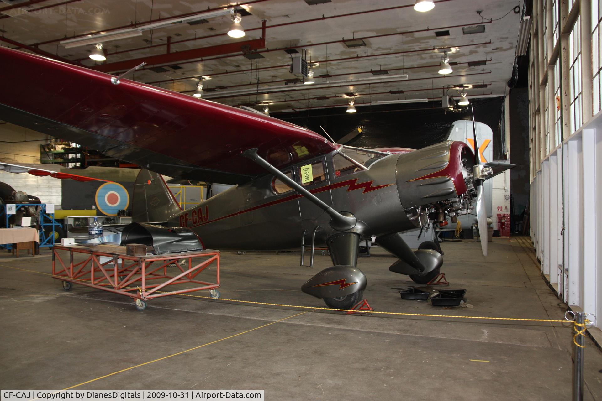 CF-CAJ, Stinson V77 (AT-19) Reliant C/N 77-166, Air & Space Museum