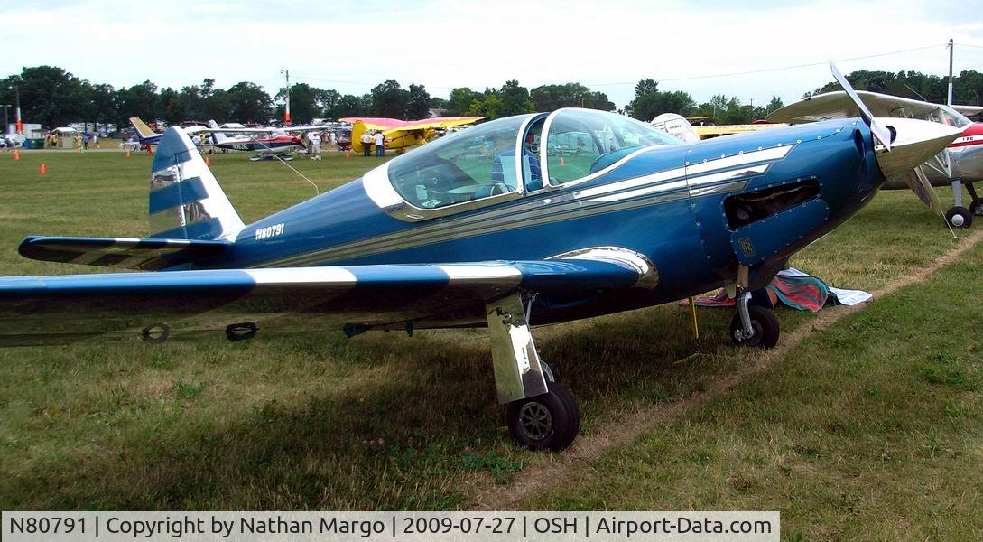 N80791, 1946 Temco GC-1B Swift C/N 194, I caught him parked at Oshkosh