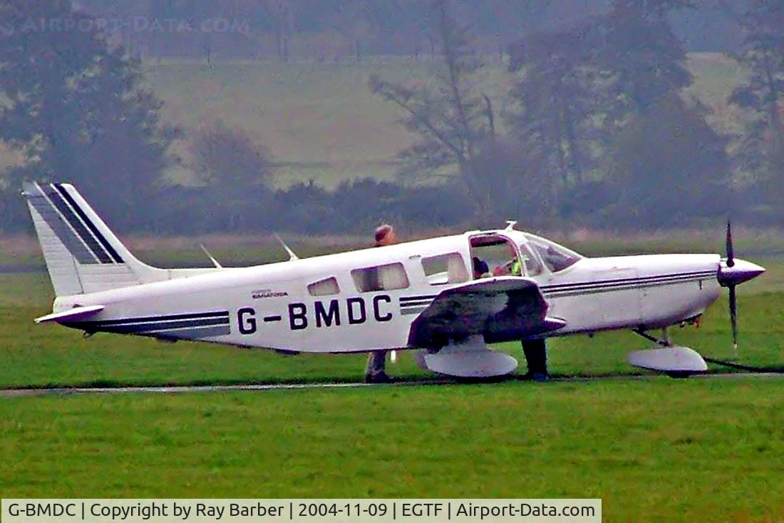 G-BMDC, 1980 Piper PA-32-301 Saratoga C/N 32-8006075, Piper PA-32-301 Saratoga [32-8006075] Fairoaks~G 09/11/2004. This aircraft was written off near Shotteswell on 13-10-2007