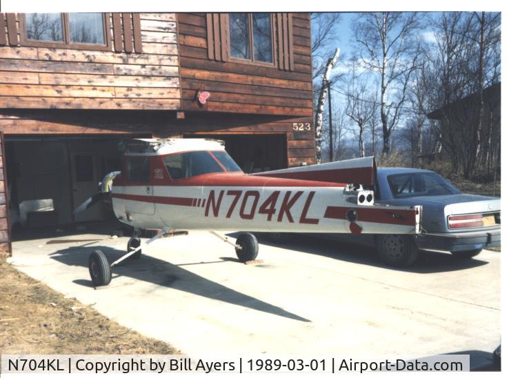 N704KL, 1976 Cessna 150M C/N 15078671, N704KL being rebuilt