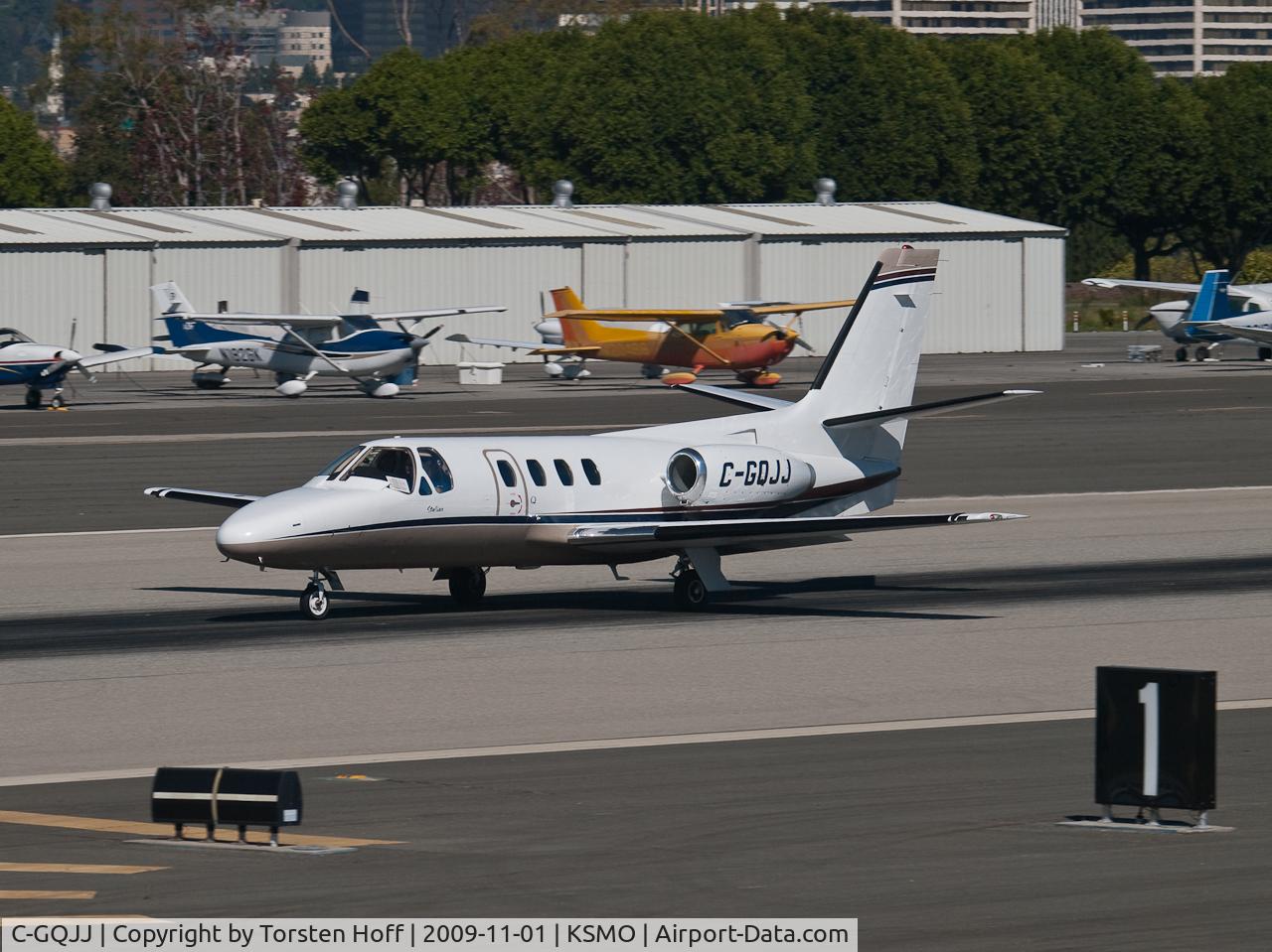C-GQJJ, 1975 Cessna 501 Citation I/SP C/N 501-0236, C-GQJJ departing from RWY 21