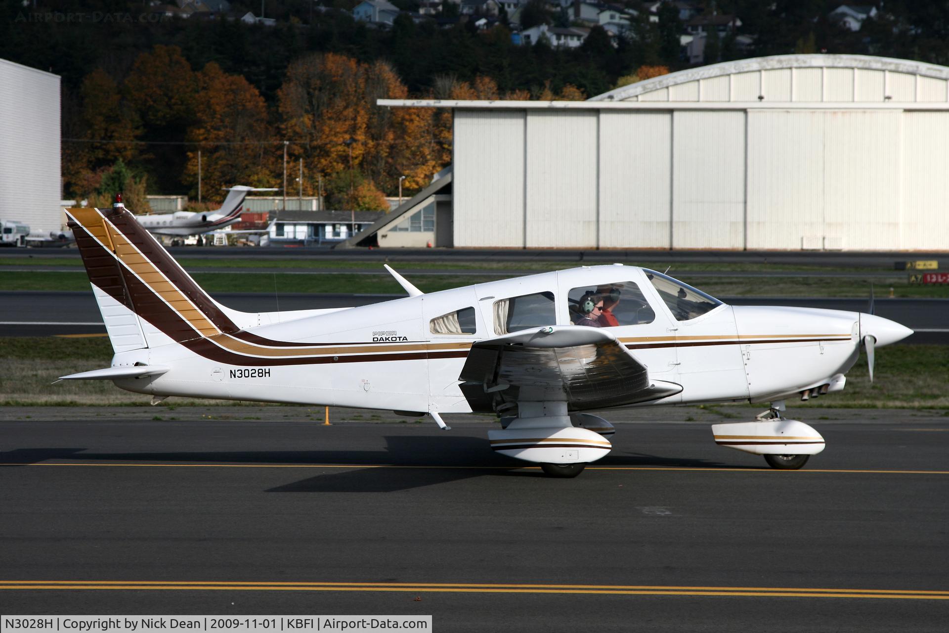 N3028H, 1978 Piper PA-28-236 Dakota C/N 28-7911054, KBFI