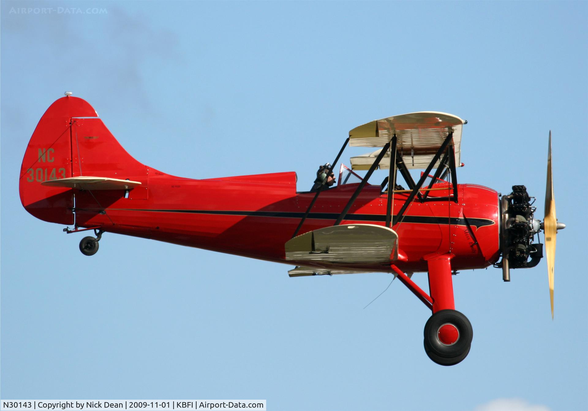 N30143, 1941 Waco UPF-7 C/N 5540, KBFI