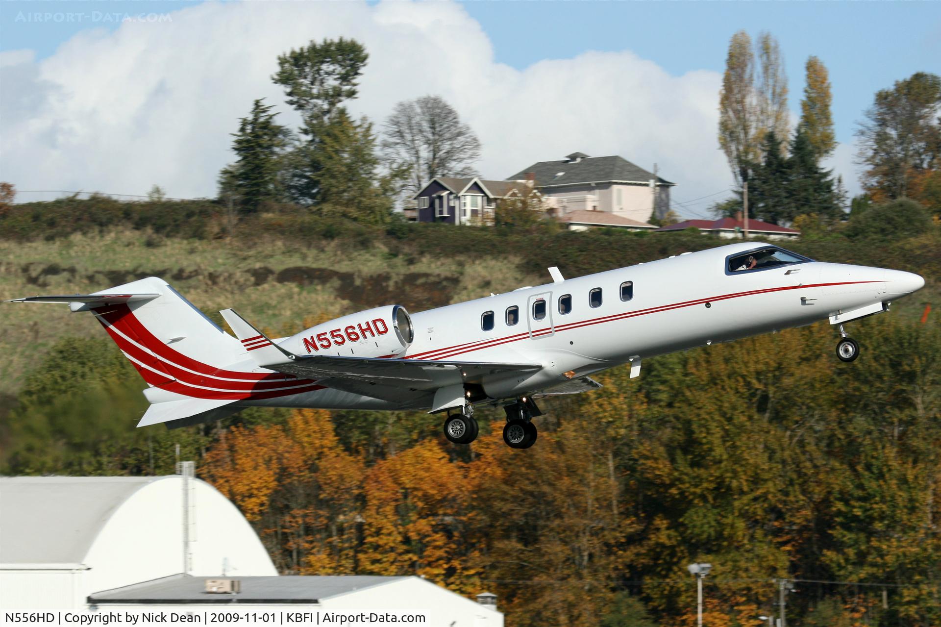 N556HD, 2008 Learjet Inc 45 C/N 2110, KBFI