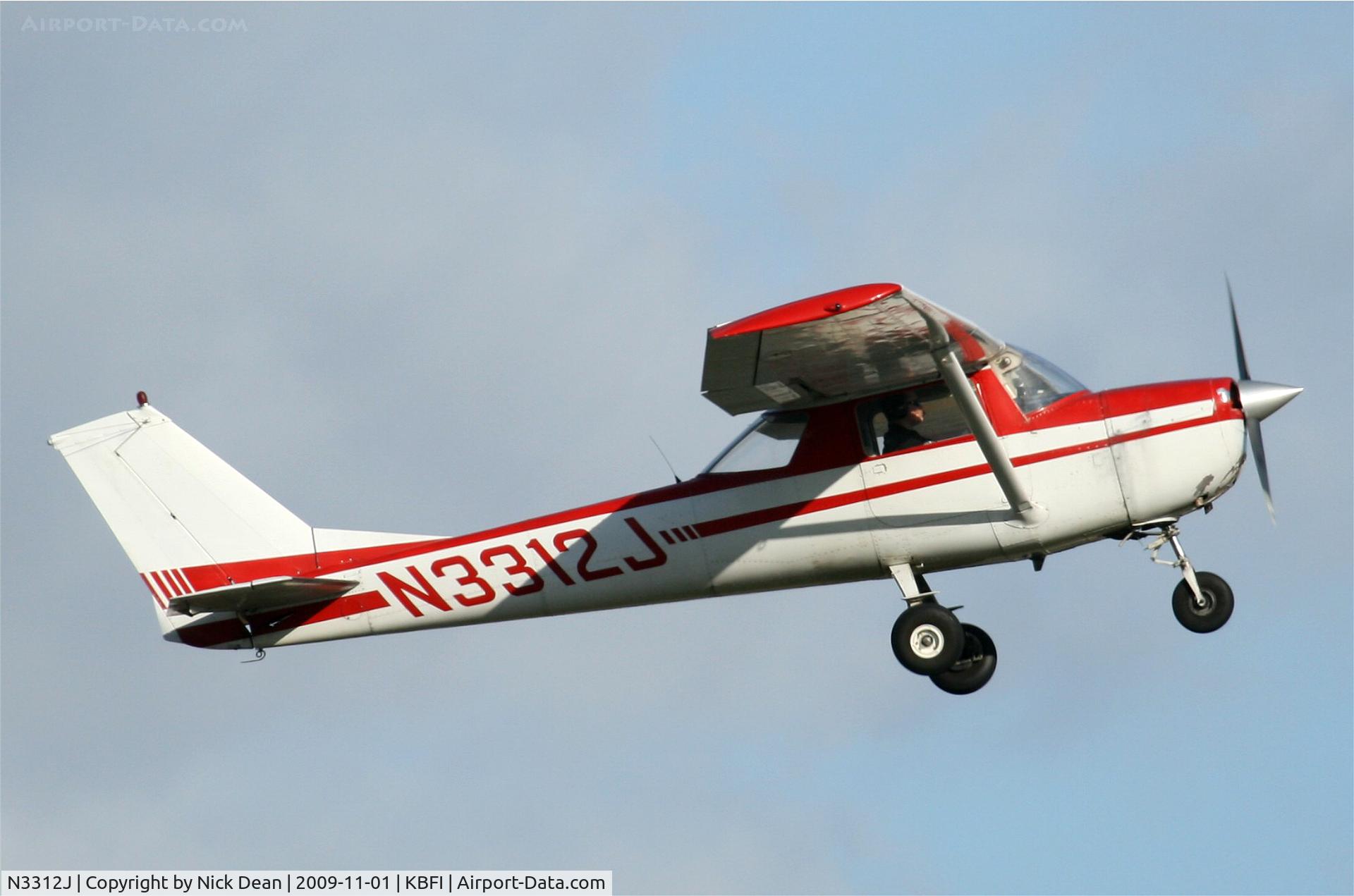 N3312J, 1966 Cessna 150G C/N 15066012, KBFI