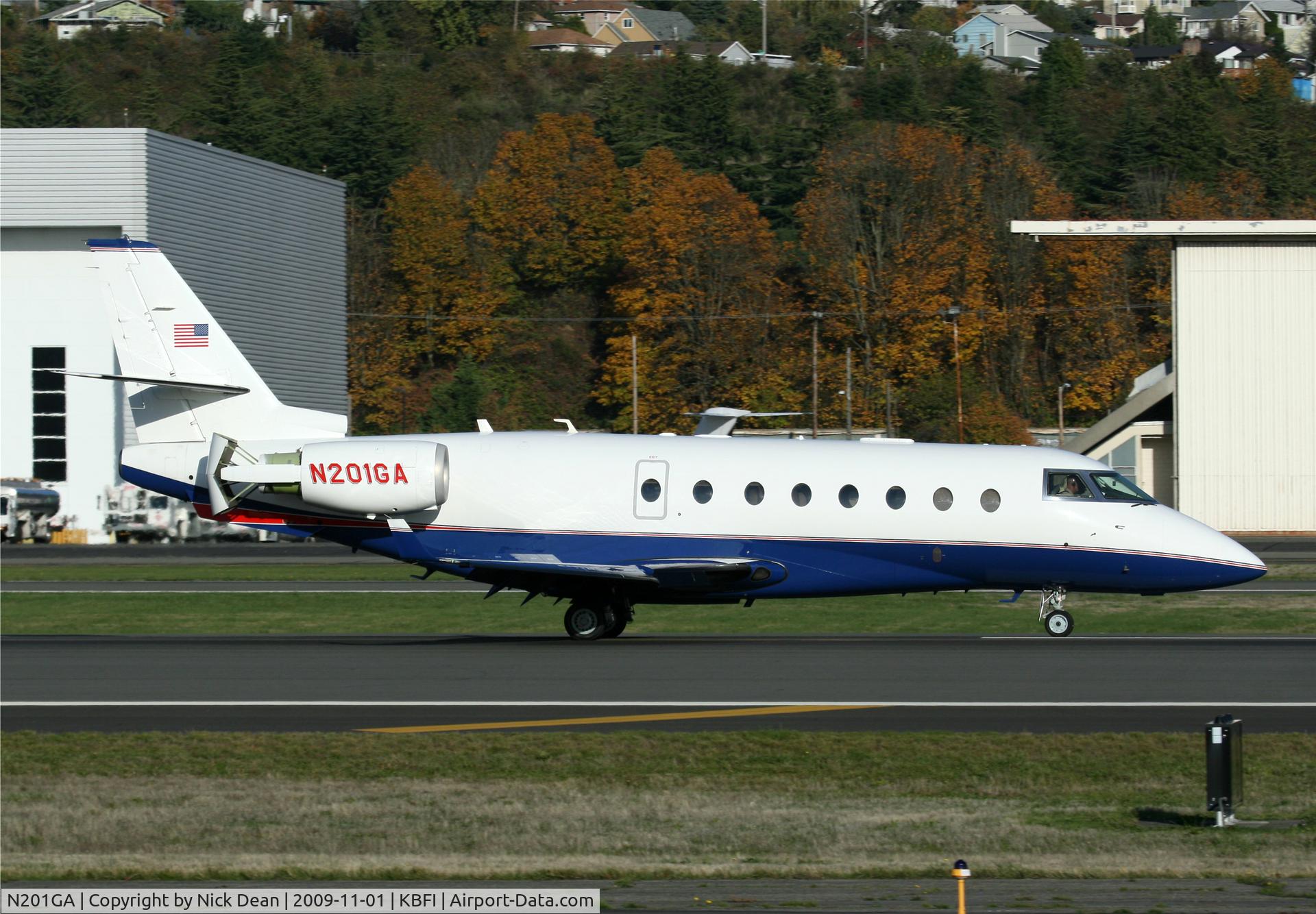 N201GA, 2005 Israel Aircraft Industries Gulfstream 200 C/N 101, KBFI