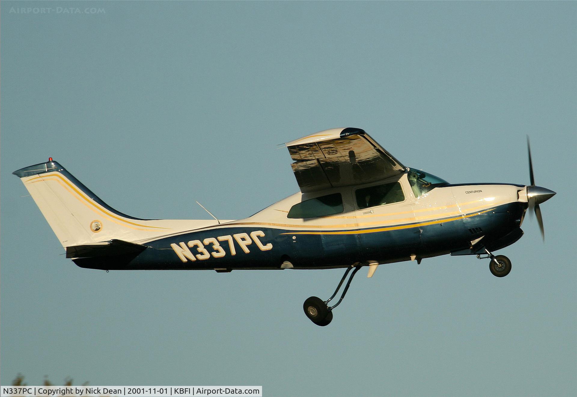 N337PC, 1980 Cessna 210N Centurion C/N 21064212, KBFI