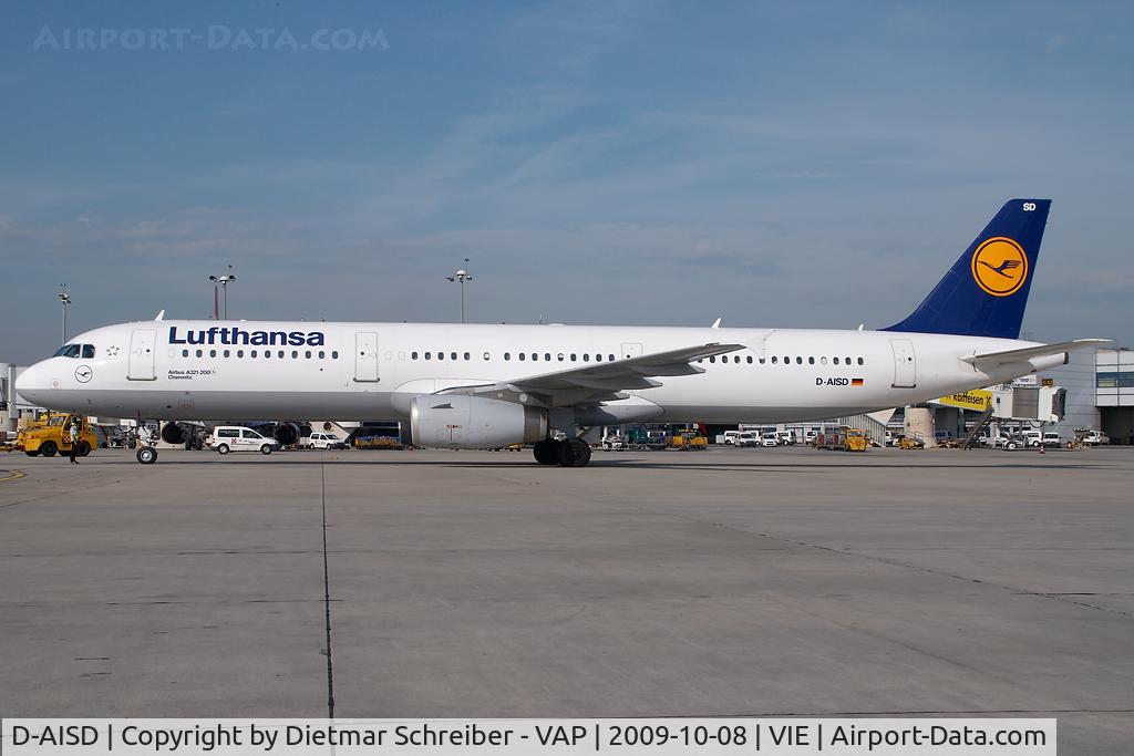 D-AISD, 2000 Airbus A321-231 C/N 1188, Lufthansa Airbus 321