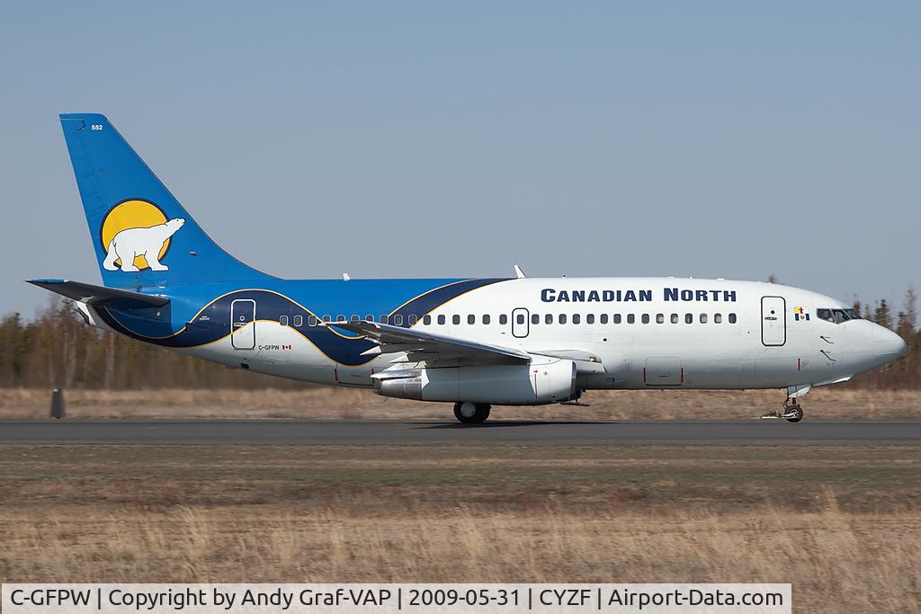 C-GFPW, 1976 Boeing 737-275C C/N 21294, Canadian North 737-200