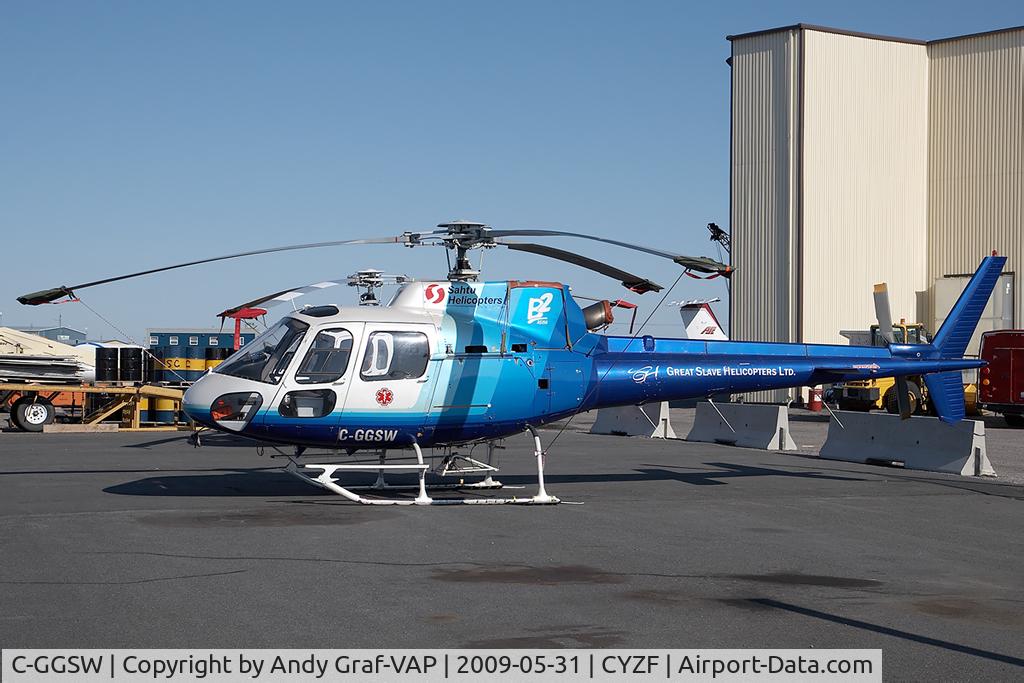 C-GGSW, 1992 Aérospatiale AS-350B-2 Ecureuil C/N 2675, Great Slave Helicopters AS350