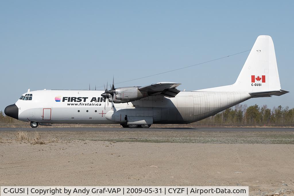 C-GUSI, 1975 Lockheed L-100-30 Hercules (L-382G) C/N 382-4600, First Air L-382