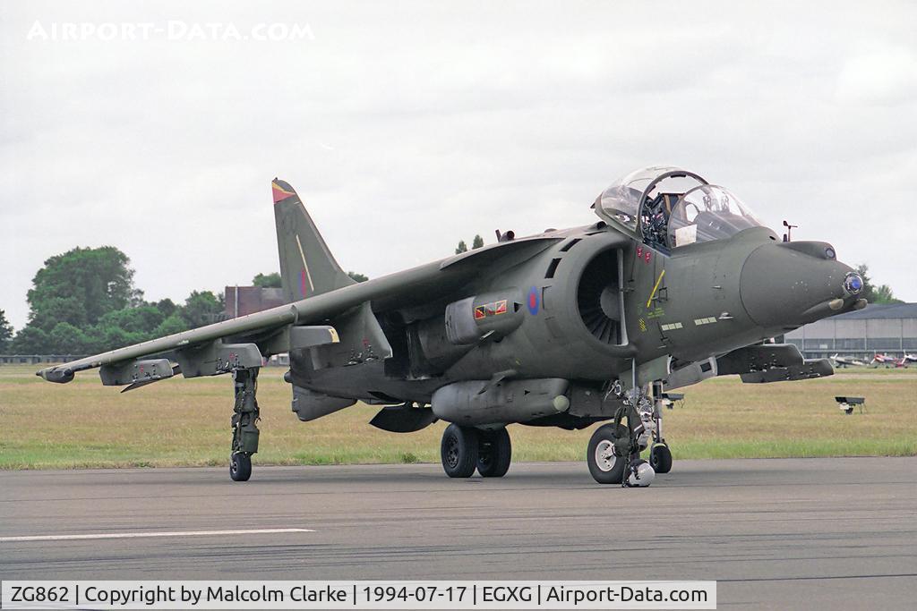 ZG862, British Aerospace Harrier GR.7 C/N P94, British Aerospace Harrier GR7 from RAF No 4 Sqn, Laarbruch at the 1994 SSAFA Air Display.