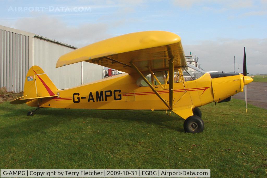G-AMPG, 1946 Piper PA-12 Super Cruiser C/N 12-985, 1946 Piper PA-12 at Leicester on the All Hallows Day Fly-in