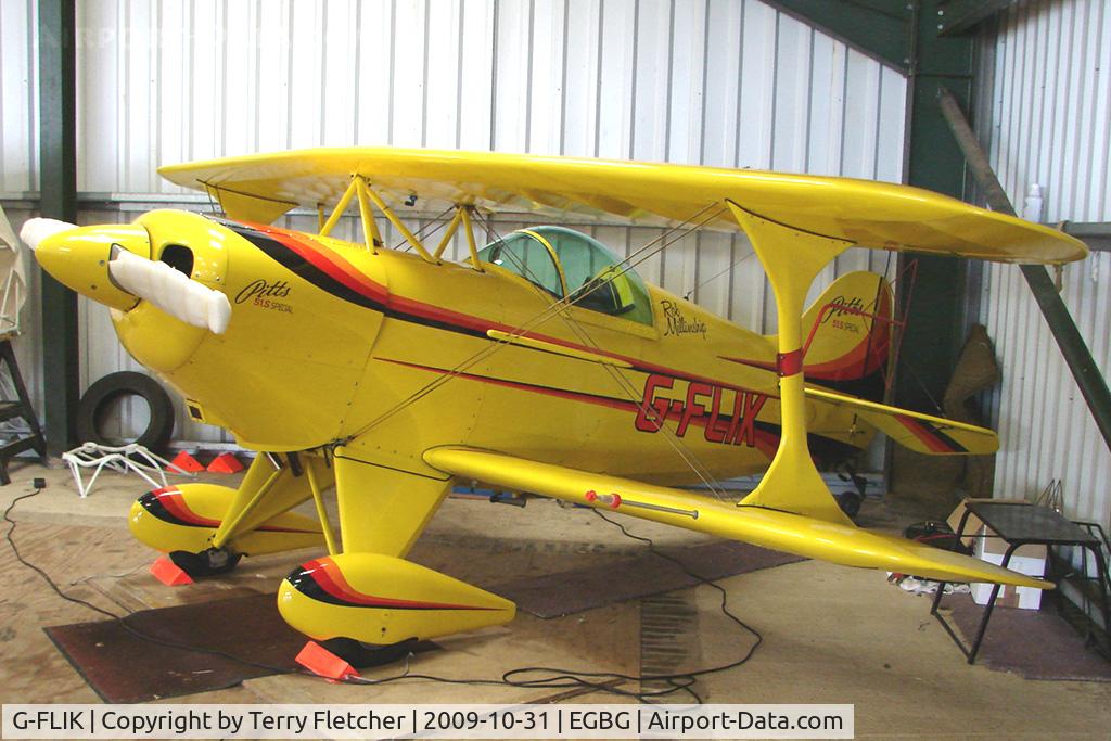 G-FLIK, 1984 Pitts S-1S Special C/N PFA 009-10513, Resident Pitts S-1S  at Leicester on the All Hallows Day Fly-in