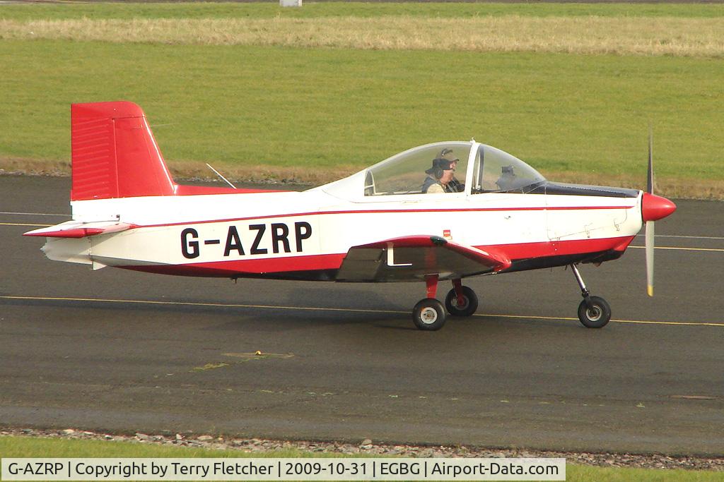 G-AZRP, 1969 Victa Airtourer 115 C/N 529, Glos Airtourer at Leicester on the All Hallows Day Fly-in