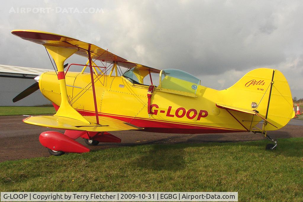 G-LOOP, 1973 Pitts S-1C Special C/N 850, Resident Pitts S-1C at Leicester on the All Hallows Day Fly-in