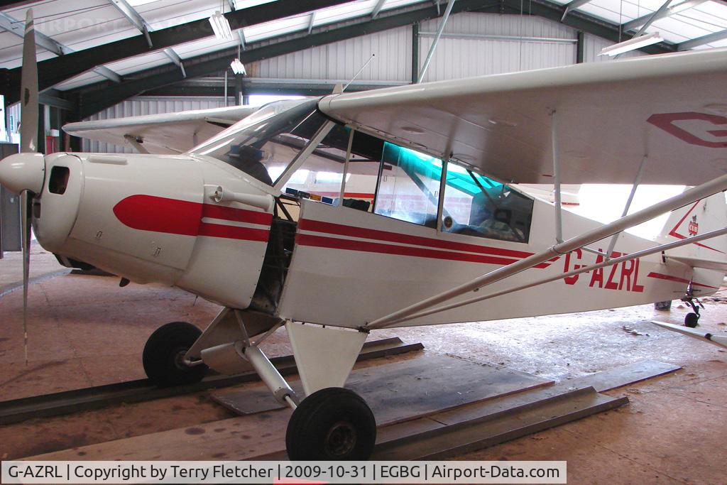 G-AZRL, 1951 Piper L-18C Super Cub (PA-18-95) C/N 18-1331, Resident Piper L18C (ex 51-15331)   at Leicester on the All Hallows Day Fly-in
