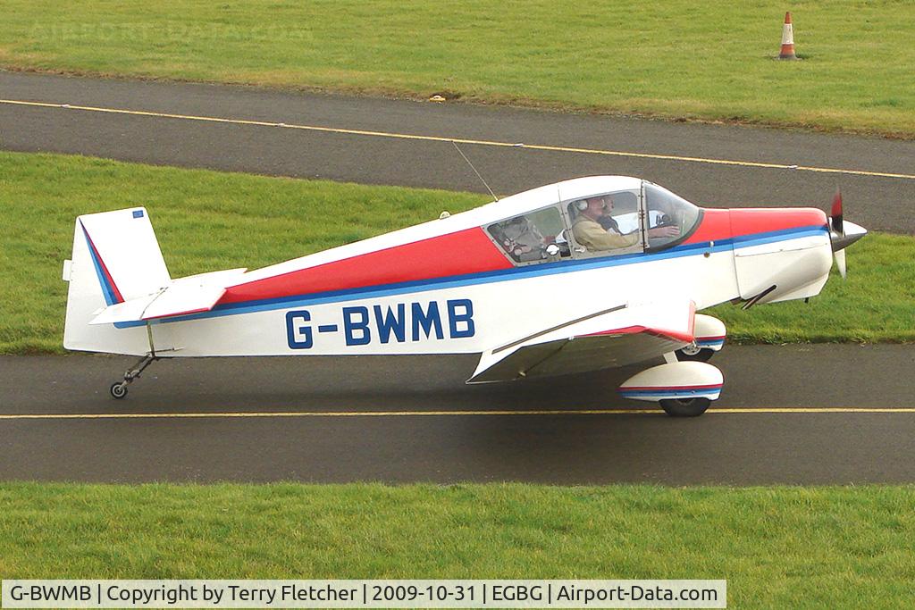 G-BWMB, 1956 Jodel D-119 C/N 77, Jodel D119 at Leicester on the All Hallows Day Fly-in