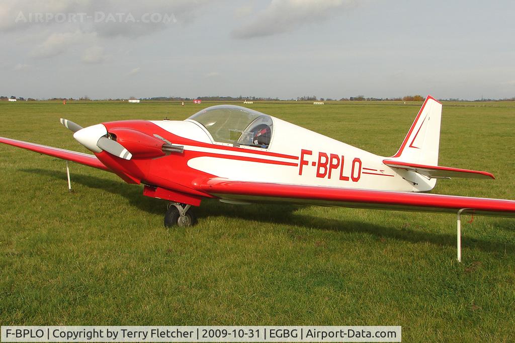 F-BPLO, 1969 Sportavia-Putzer Fournier RF-4D C/N 4134, French registered Fournier RF 4D at Leicester on the All Hallows Day Fly-in
