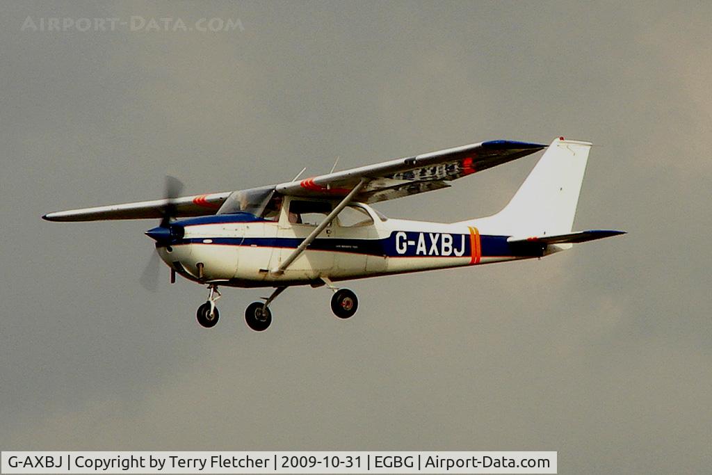 G-AXBJ, 1969 Reims F172H Skyhawk C/N 0573, Cessna F172H at Leicester on the All Hallows Day Fly-in