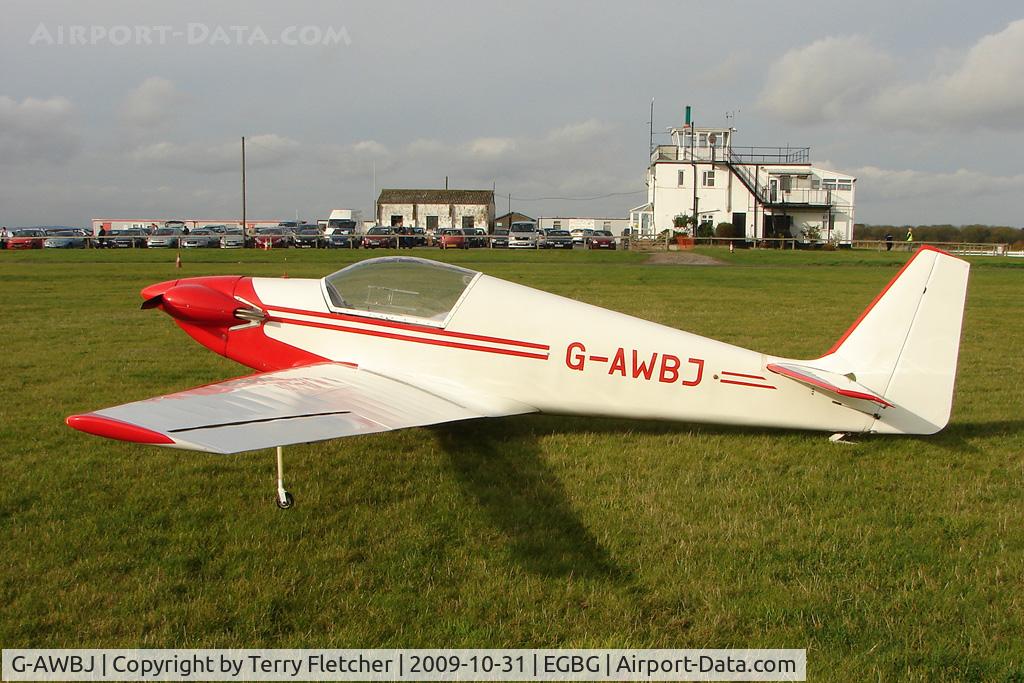 G-AWBJ, 1968 Sportavia-Putzer Fournier RF-4D C/N 4055, Fournier RF 4D at Leicester on the All Hallows Day Fly-in