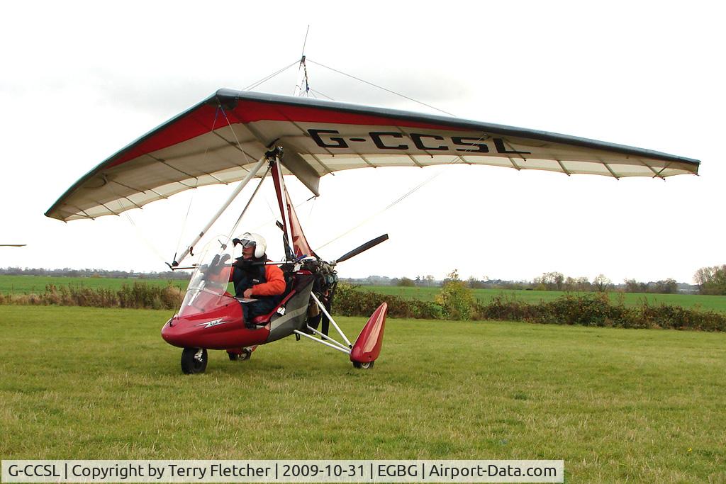 G-CCSL, 2004 Mainair Pegasus Quik C/N 8029, Pegasus Quik at Leicester on the All Hallows Day Fly-in